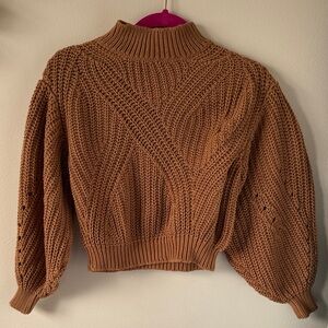 Chunky Knit Brown Sweater